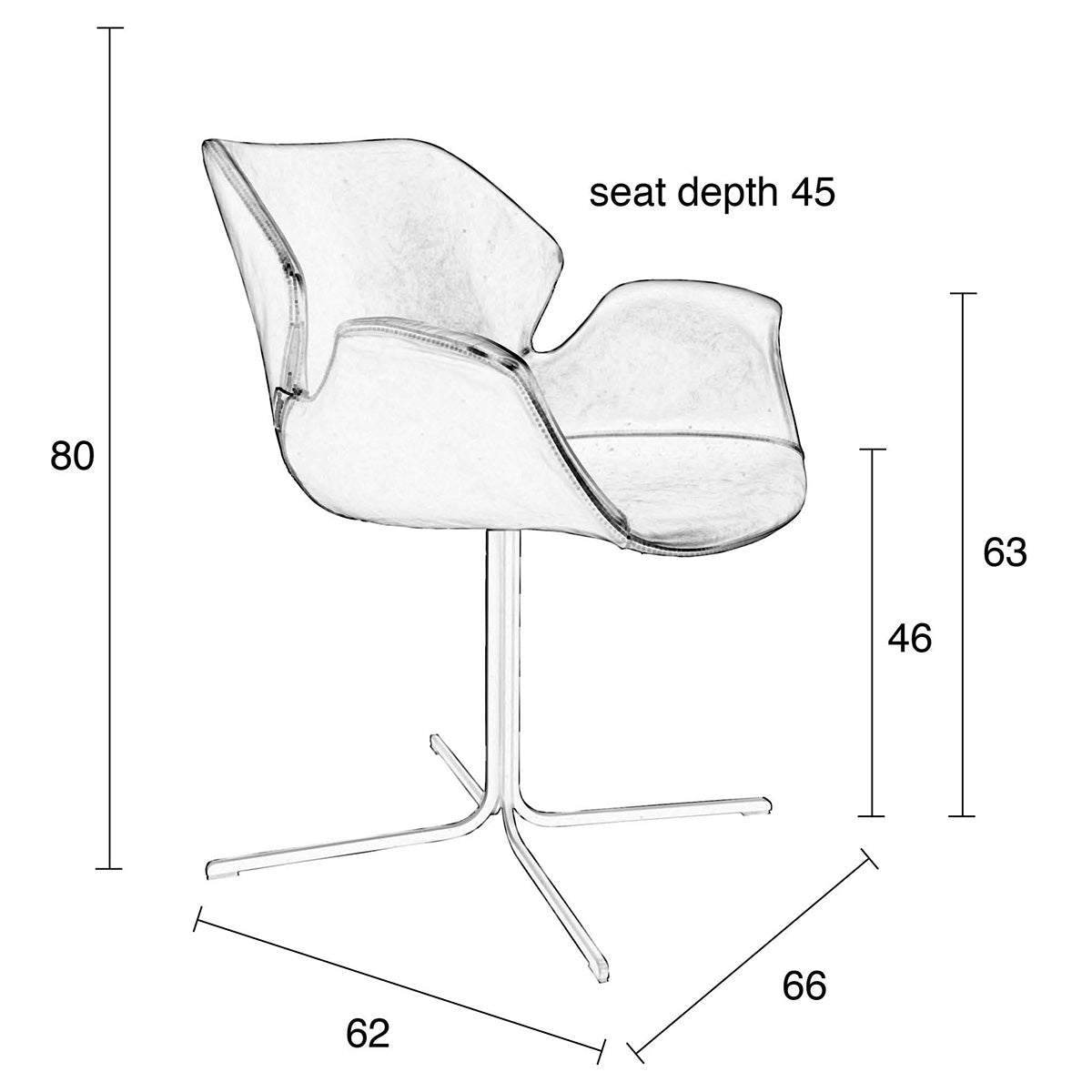 Nikki ALL Armchair (2/Set)