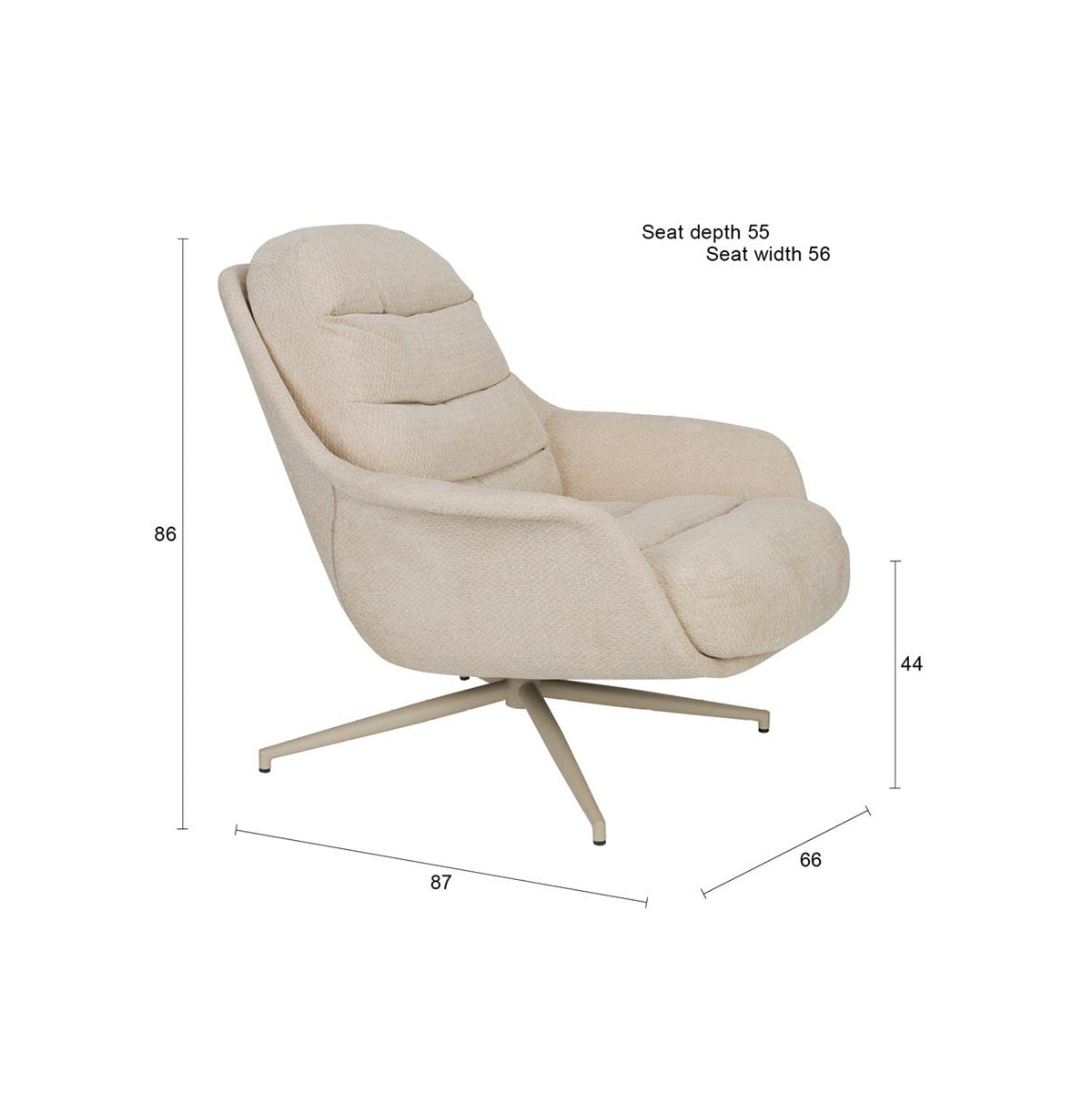 Philly Swivel Lounge Chair