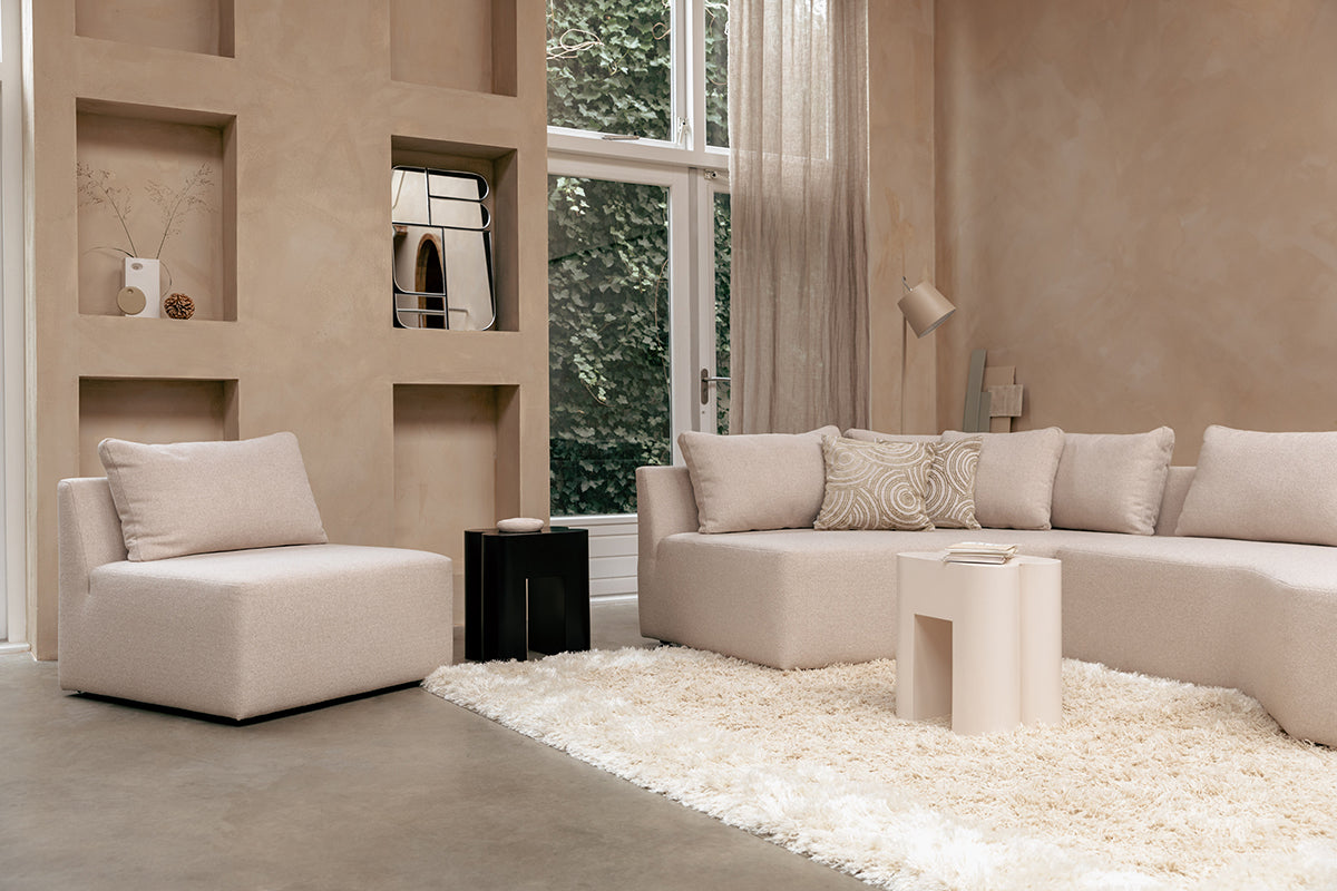 Prosper Sand 1 Seater Sofa - WOO .Design