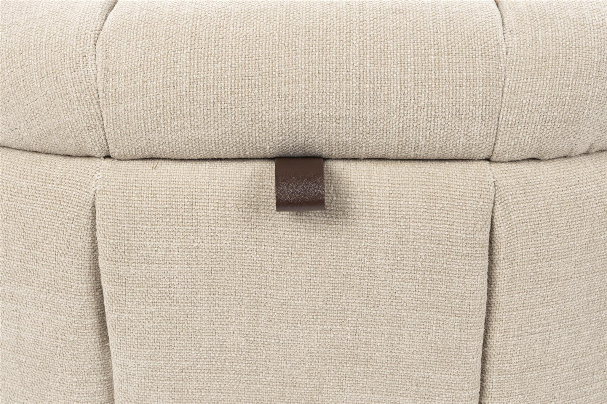 Puffy Beige Bench