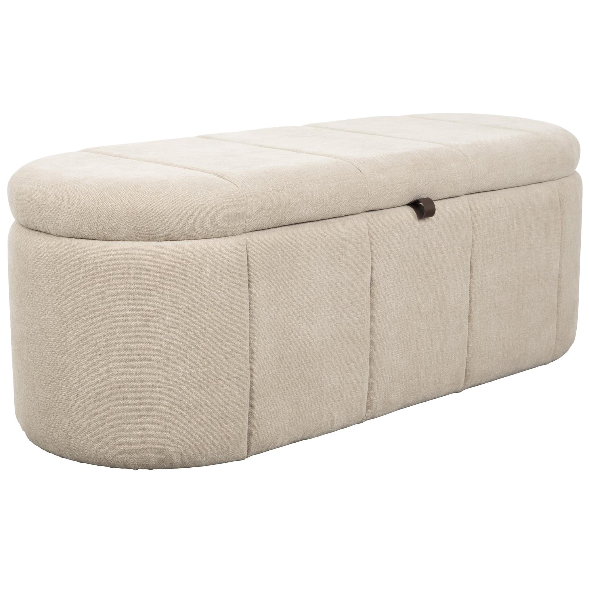 Puffy Beige Bench