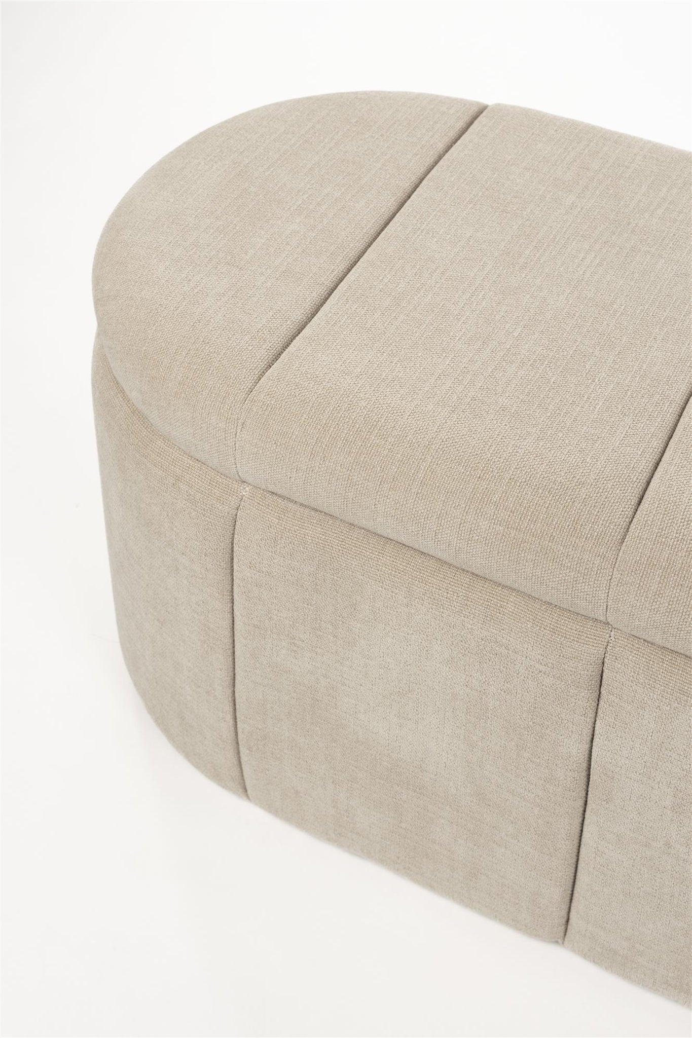 Puffy Beige Bench