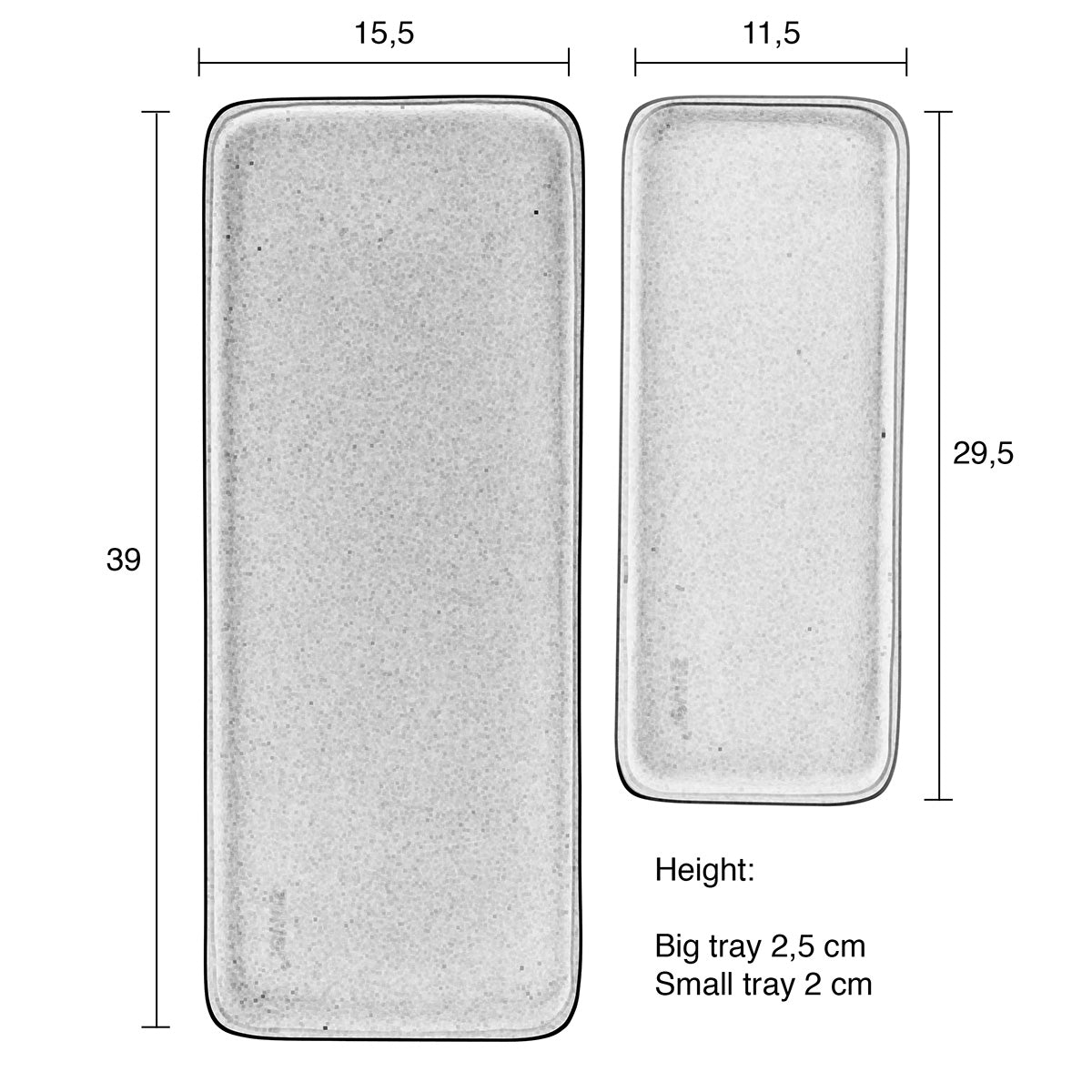 Rebel Tray (2/Set)