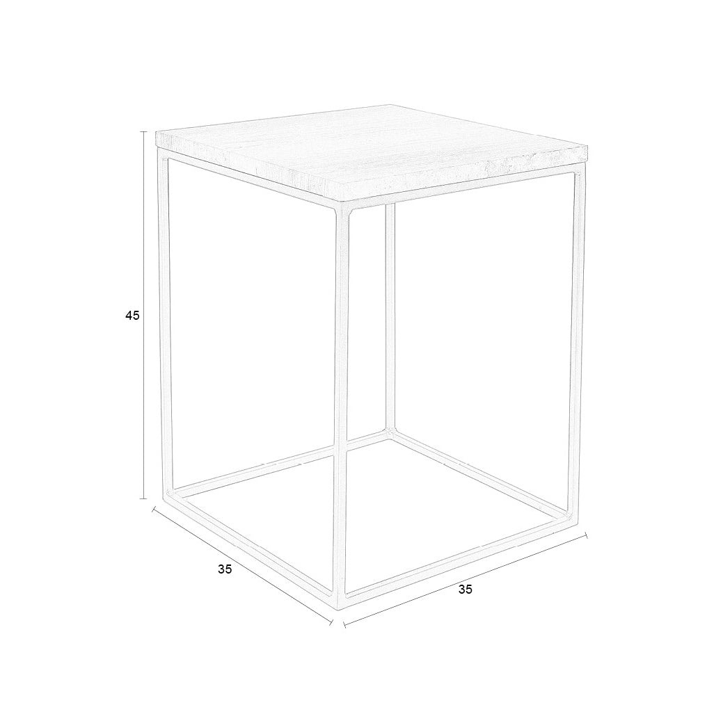 Stray Marble Side Table - WOO .Design