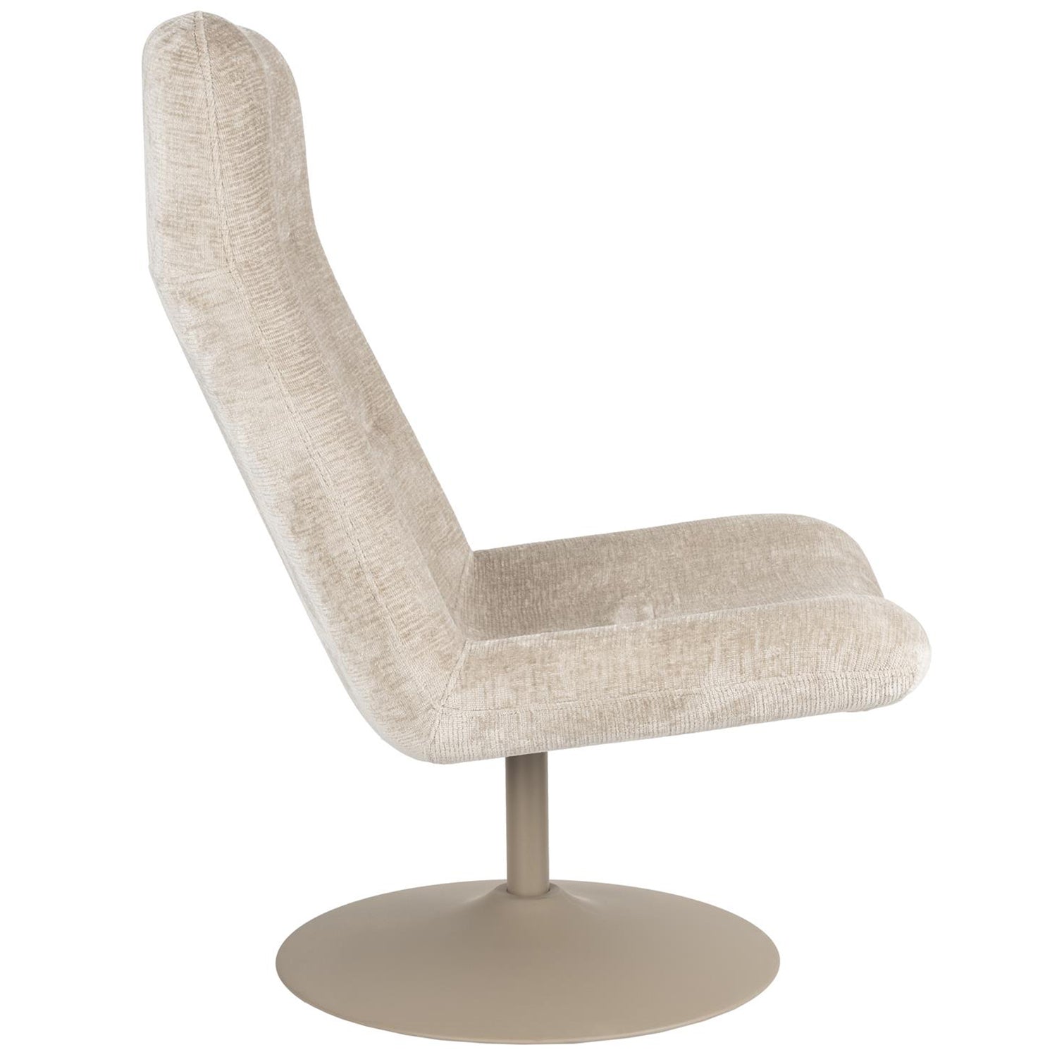 Ume Deco Beige Lounge Chair
