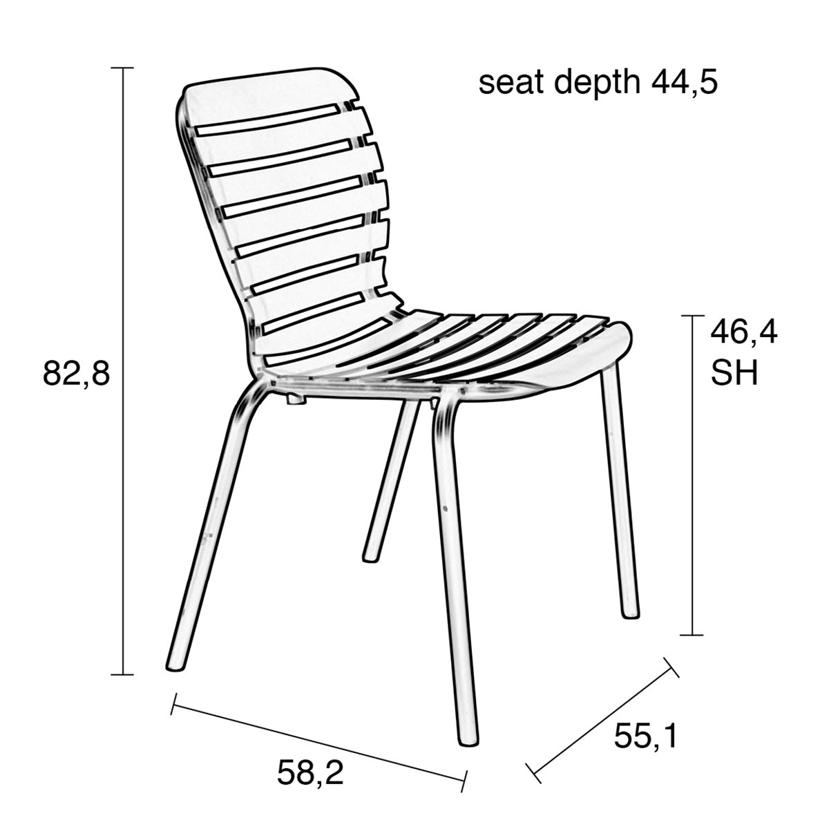 Vondel Garden Chair (2/Set)