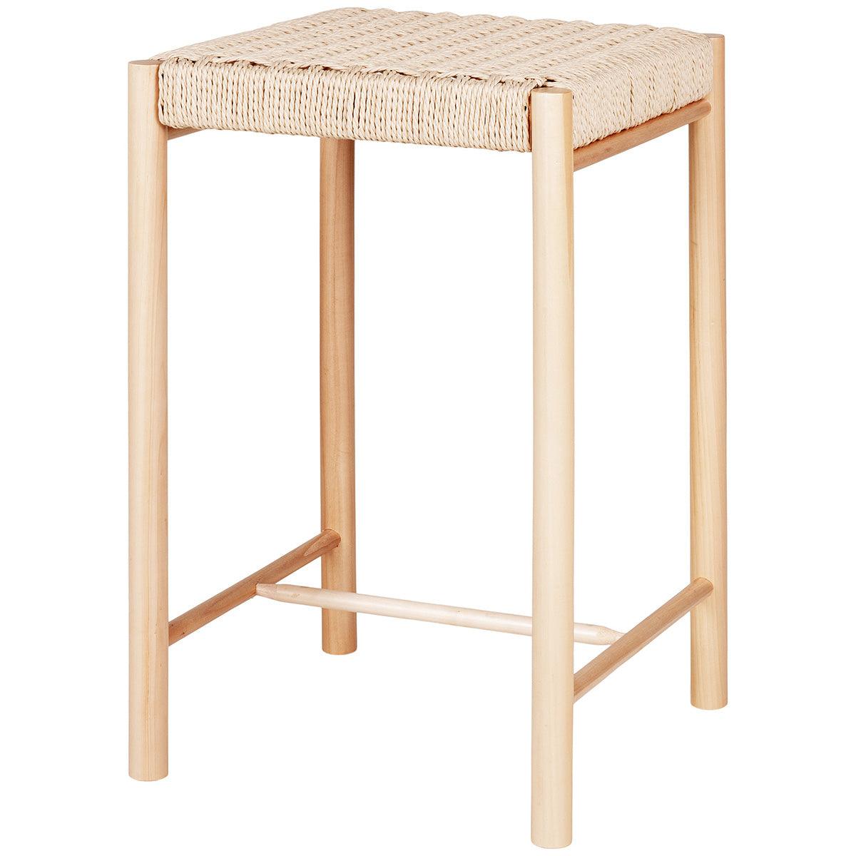 Abano Natural Poplar Counter Chair - WOO .Design