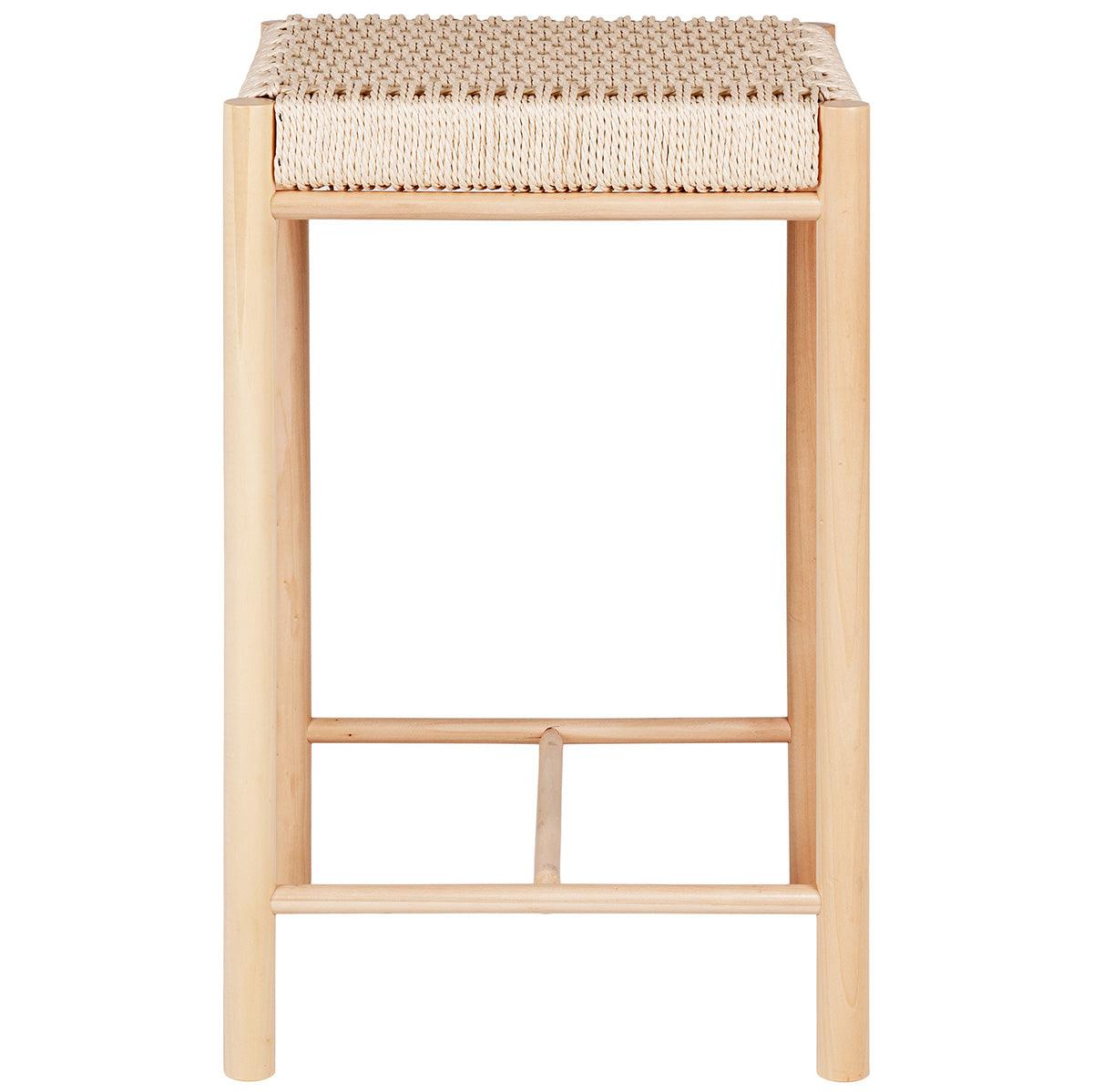 Abano Natural Poplar Counter Chair - WOO .Design