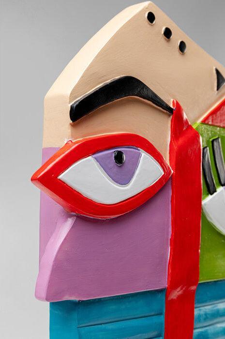 Abstract Face Multicolour Deco Object - WOO .Design