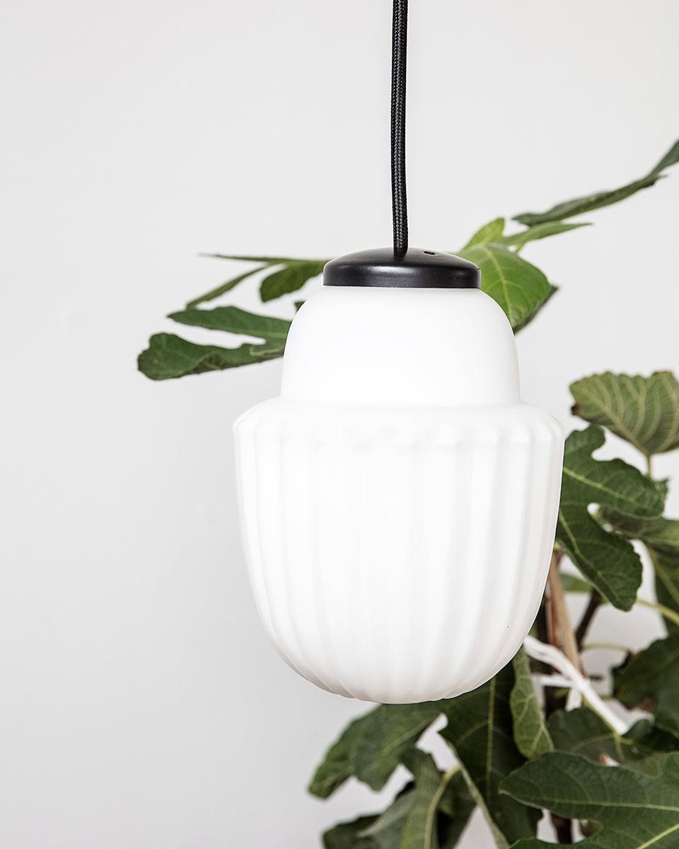 Acorn White Pendant Lamp - WOO .Design
