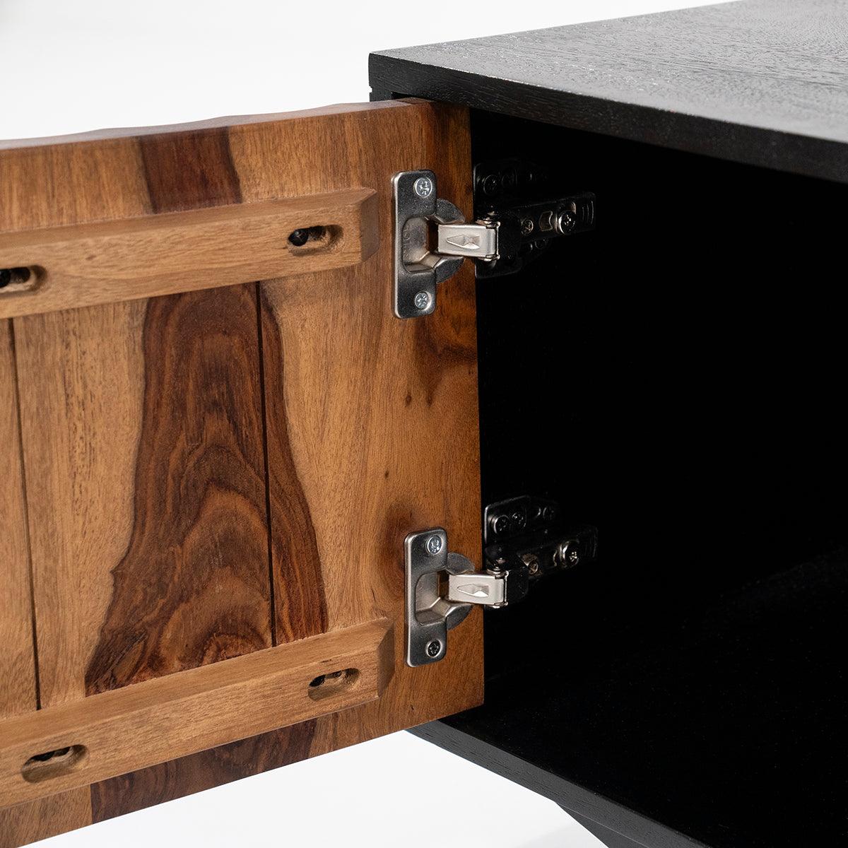 Alexander Sheesham Wood 4 Doors TV Cabinet - WOO .Design