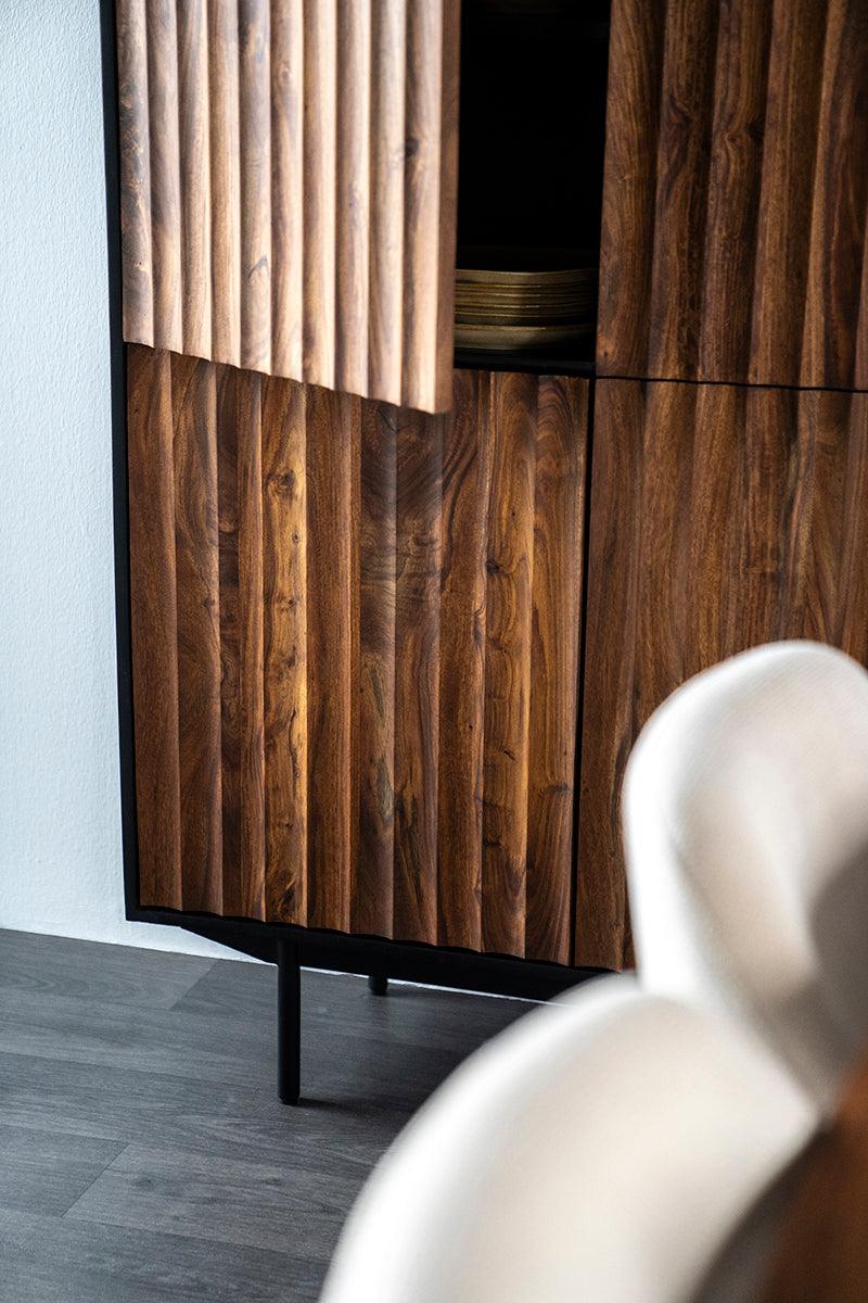 Alexander Sheesham Wood Cabinet - WOO .Design