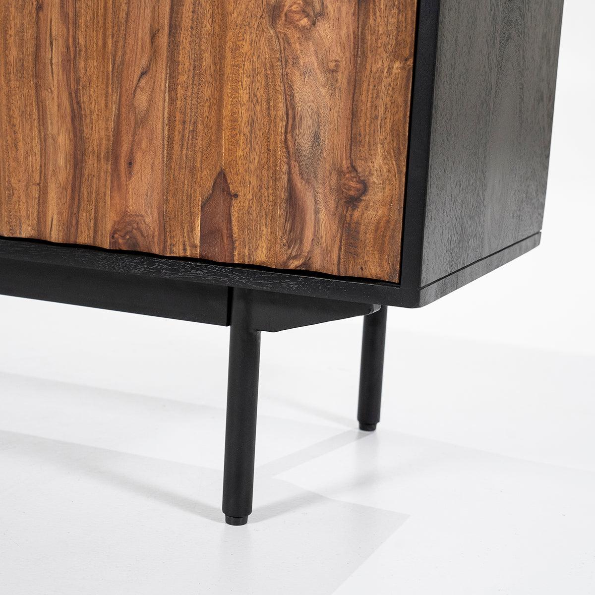Alexander Sheesham Wood Low Bookcase - WOO .Design
