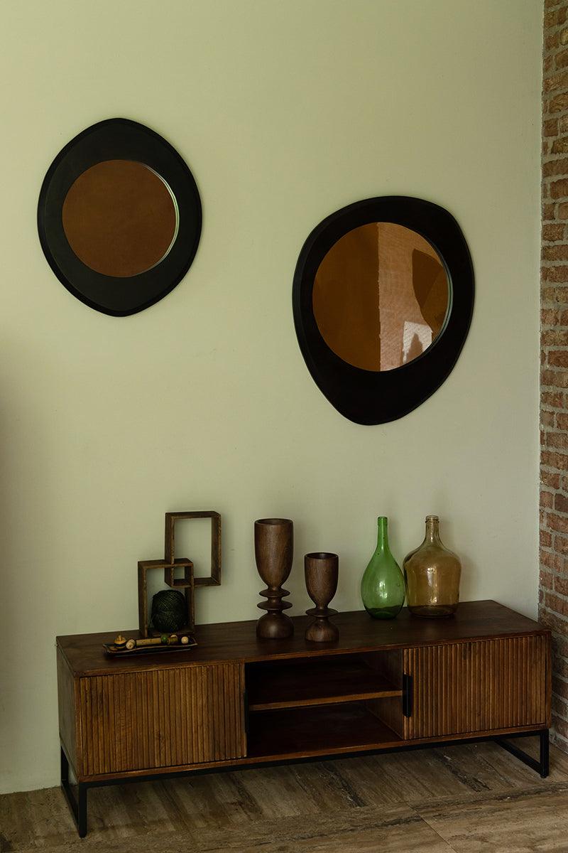 Aren Black Wood Mirror - WOO .Design