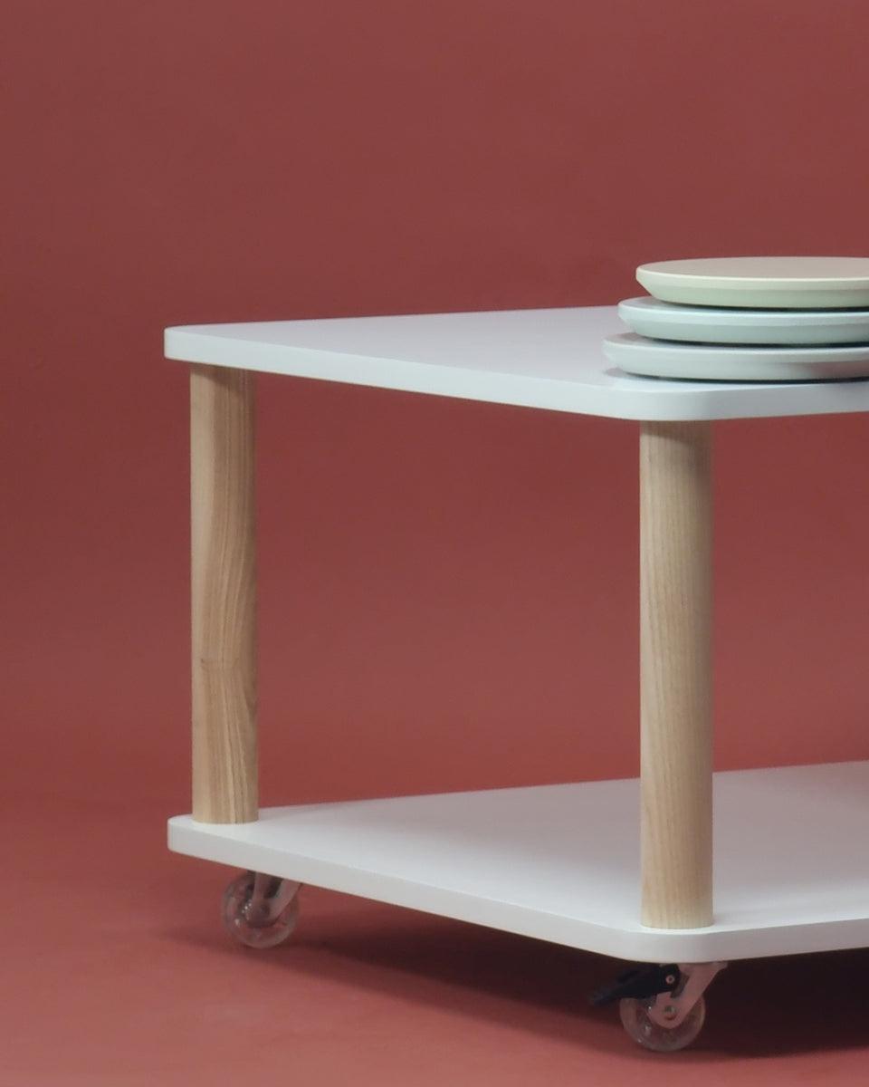 Ashme Coffee Table with Wheels - WOO .Design