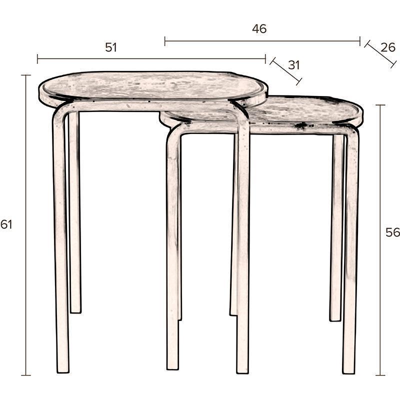 Bandhu Side Table (2/Set) - WOO .Design