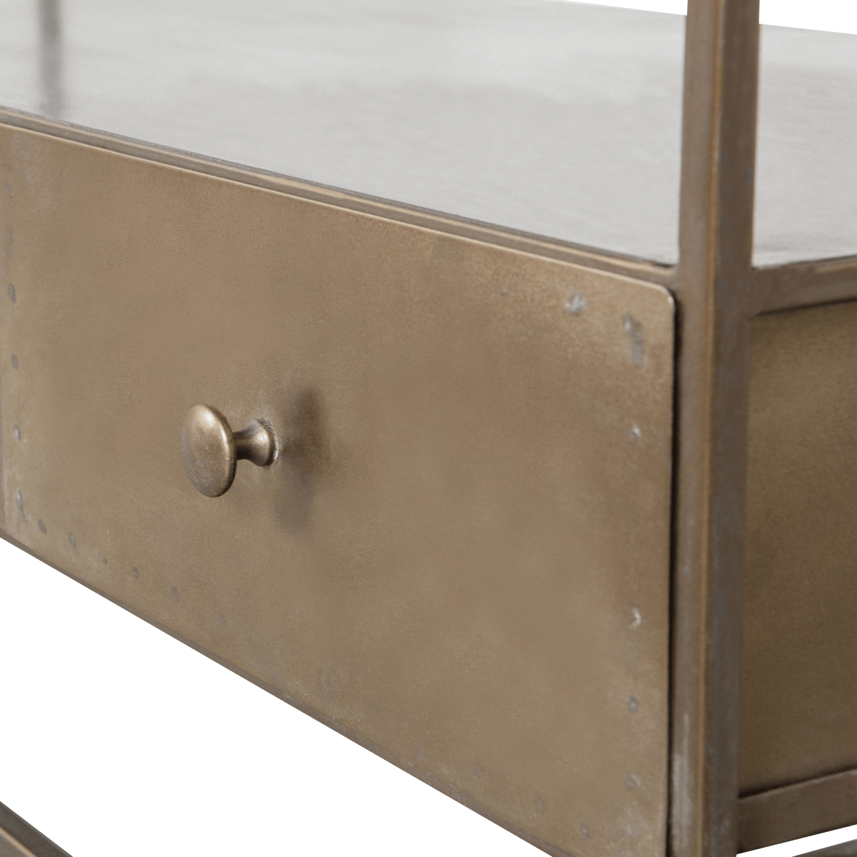 Depart Antique Brass Metal TV Stand