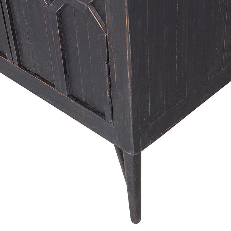 Bequest Black Wood High Cabinet - WOO .Design