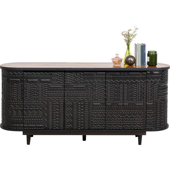 Berber Black Mango Wood Sideboard - WOO .Design