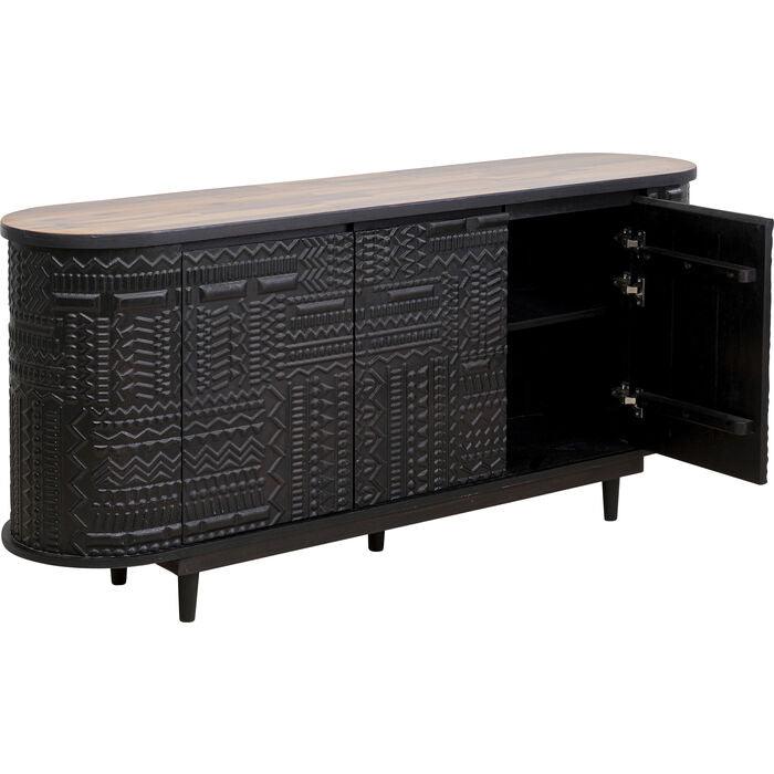 Berber Black Mango Wood Sideboard - WOO .Design