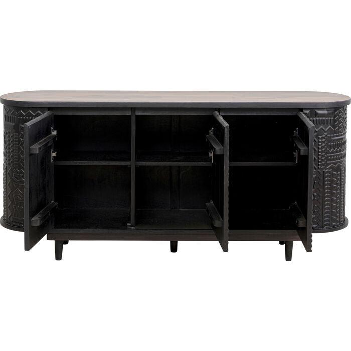 Berber Black Mango Wood Sideboard - WOO .Design