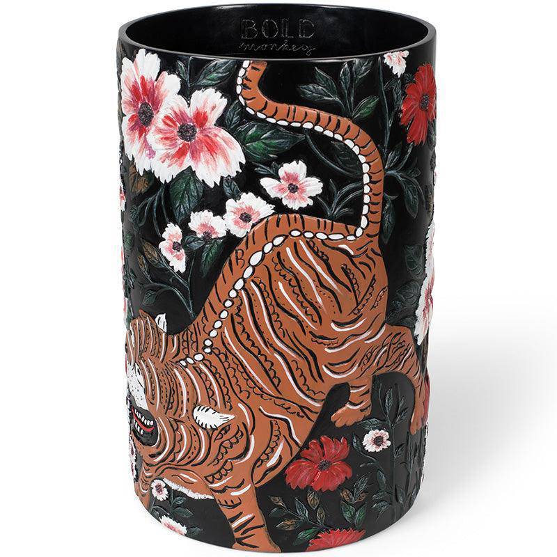 Songs Of The Night Tiger Vase