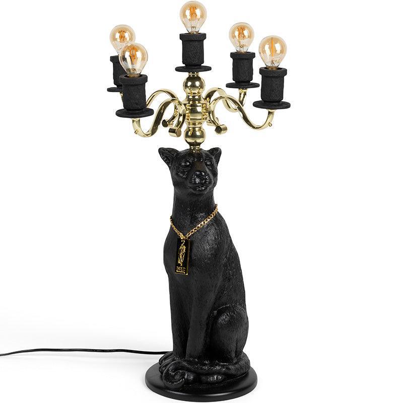 Proudly Crowned Panther Floor Lamp