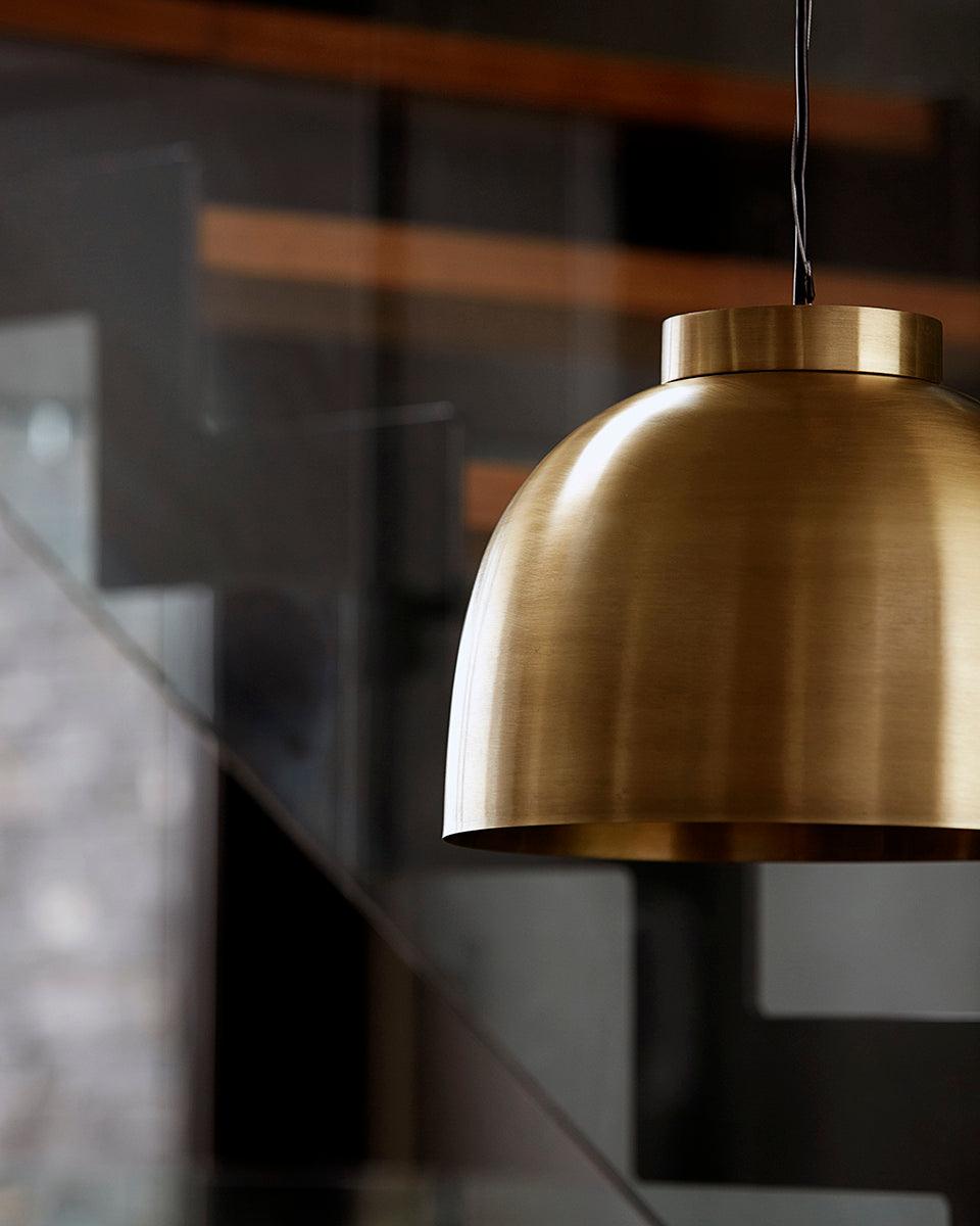 Bowl Brass Pendant Lamp - WOO .Design