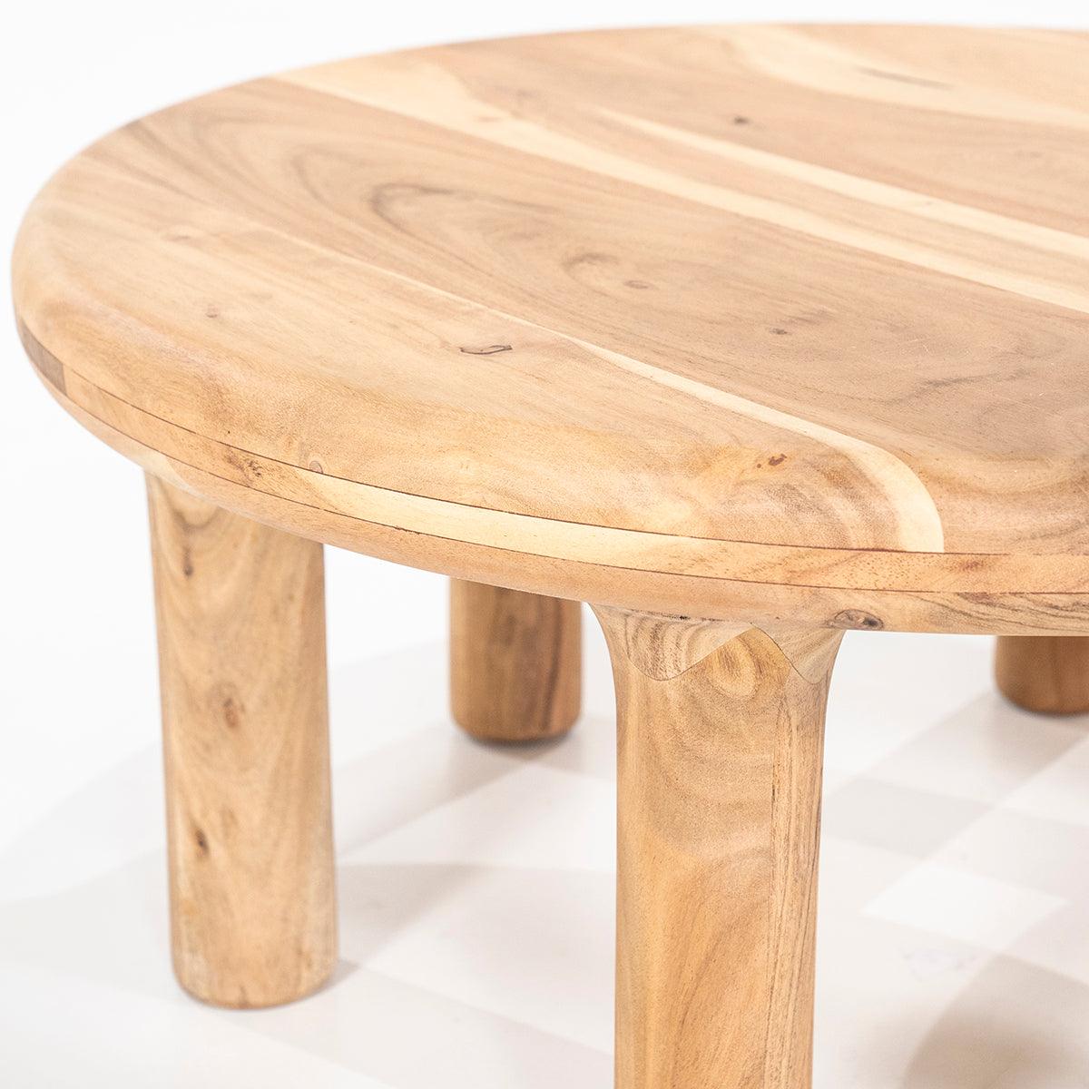 Bram Acacia Wood Coffee Table - WOO .Design