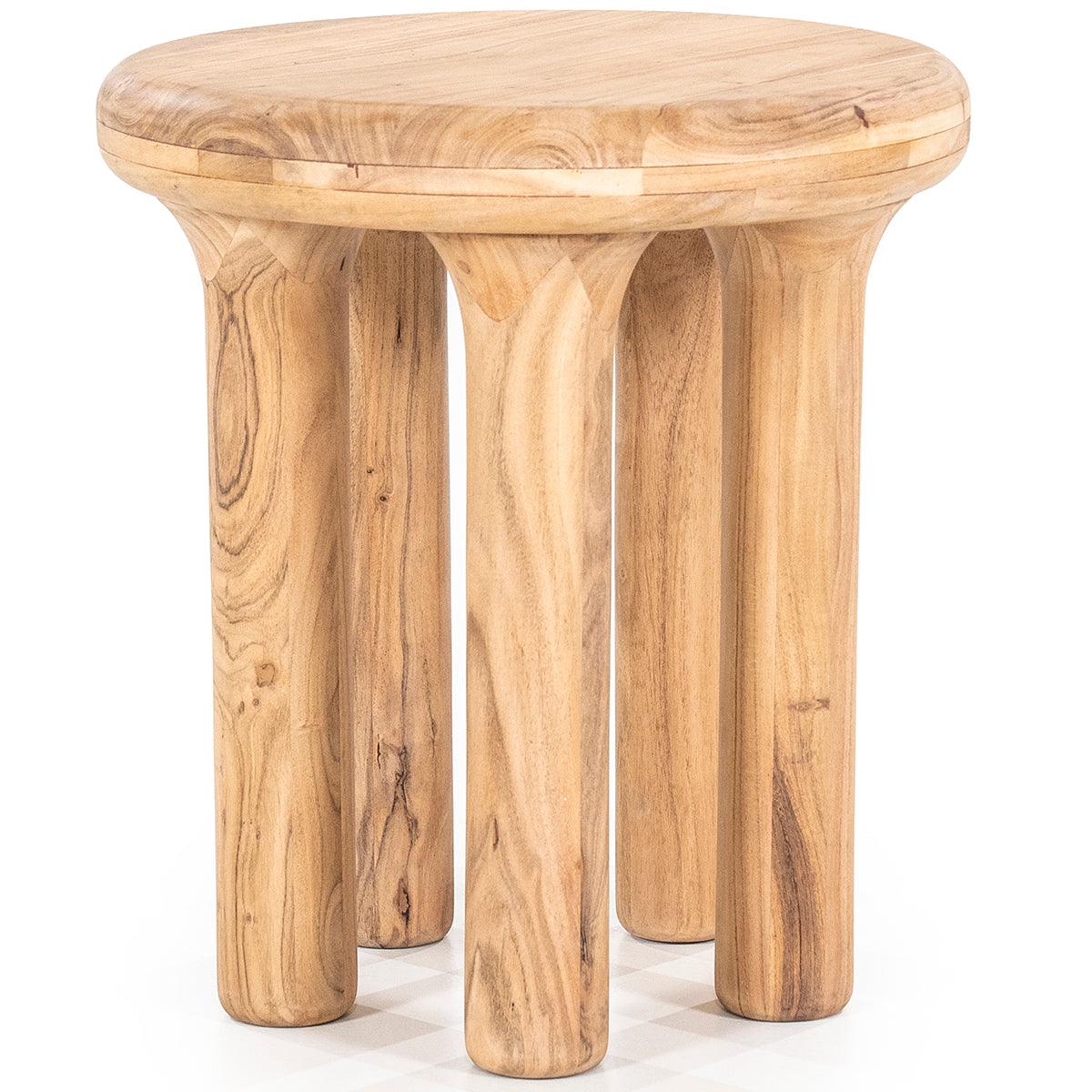 Bram Acacia Wood Side Table - WOO .Design