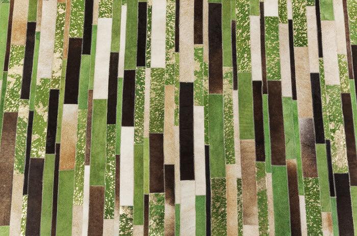 Brick Green Leather Carpet - WOO .Design