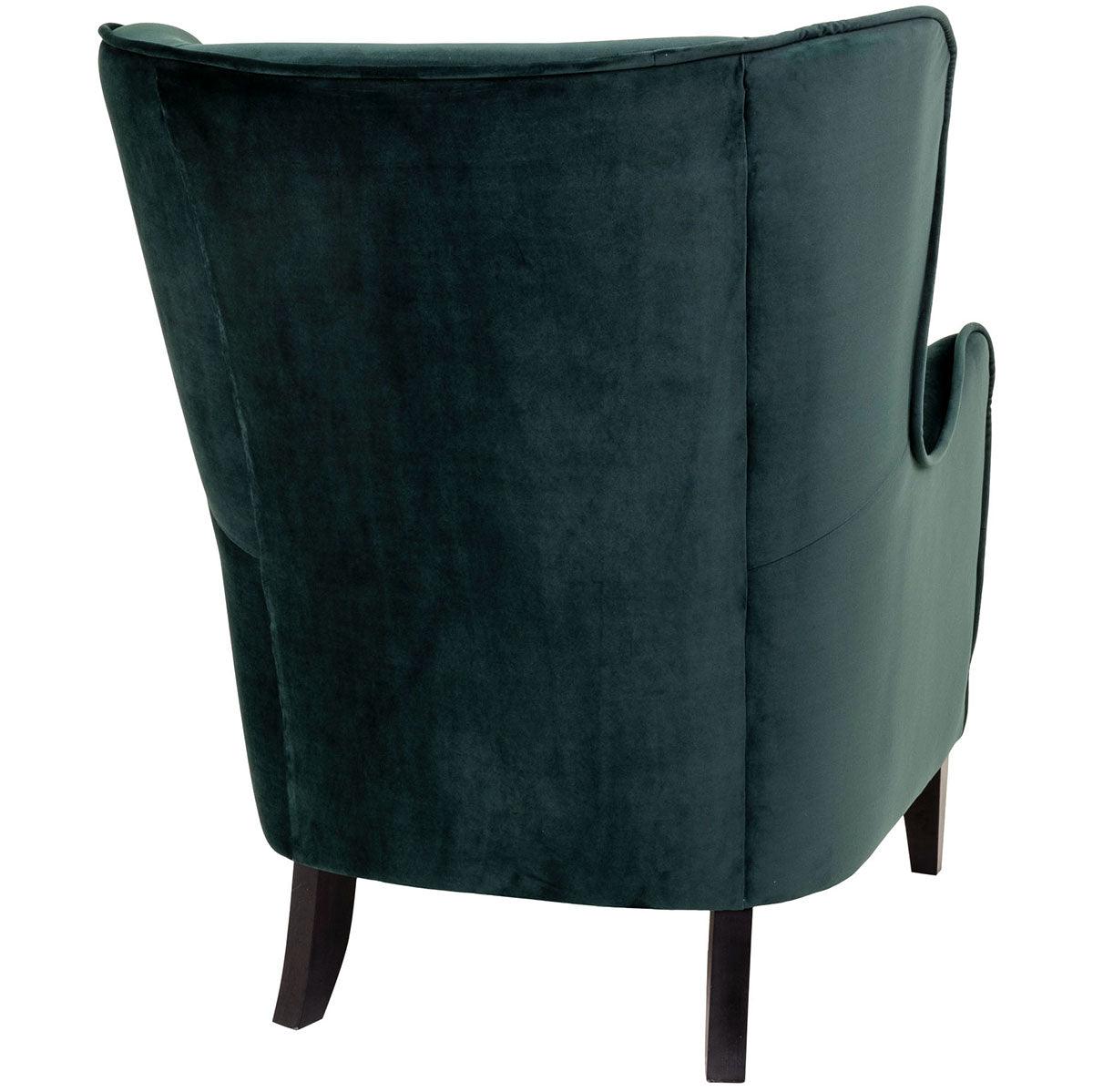 Campo Dark Green Velvet Armchair - WOO .Design