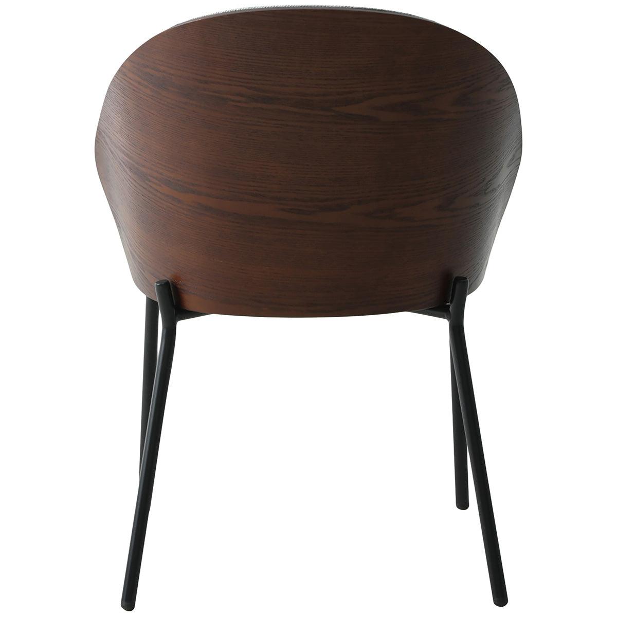 Canelas Light Grey/Dark Brown Dining Chair (2/Set) - WOO .Design