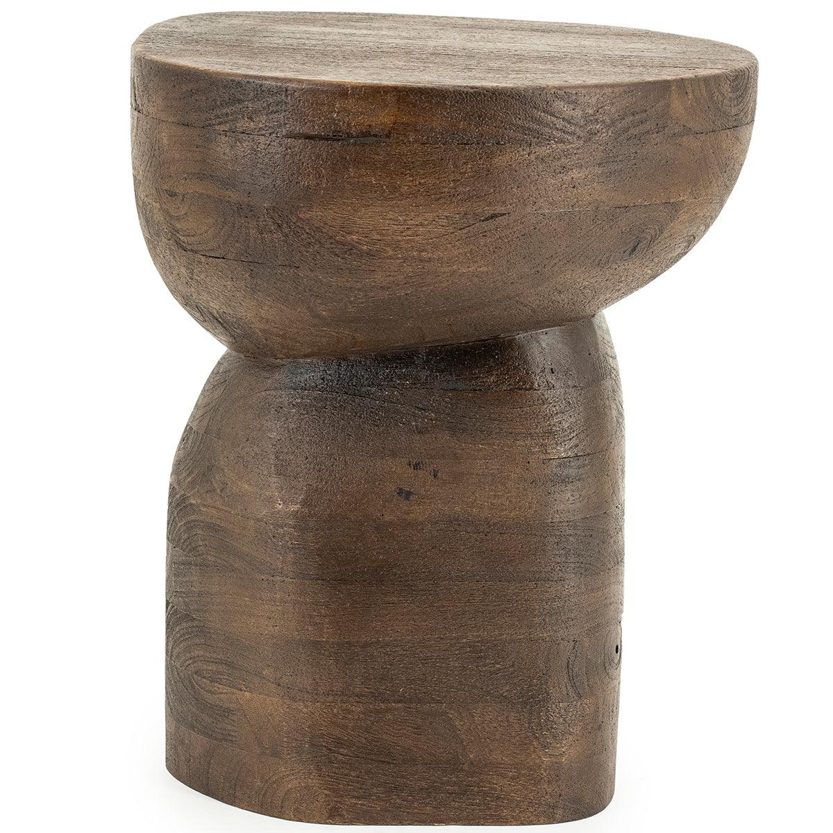 Cobble Wood Side Table - WOO .Design