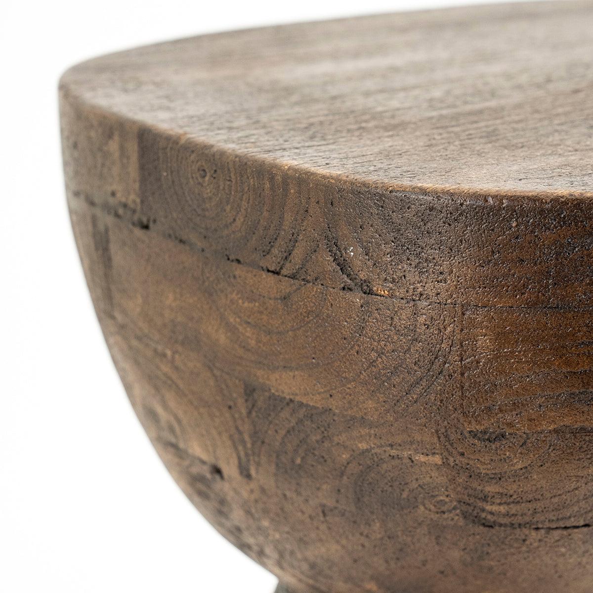 Cobble Wood Side Table - WOO .Design