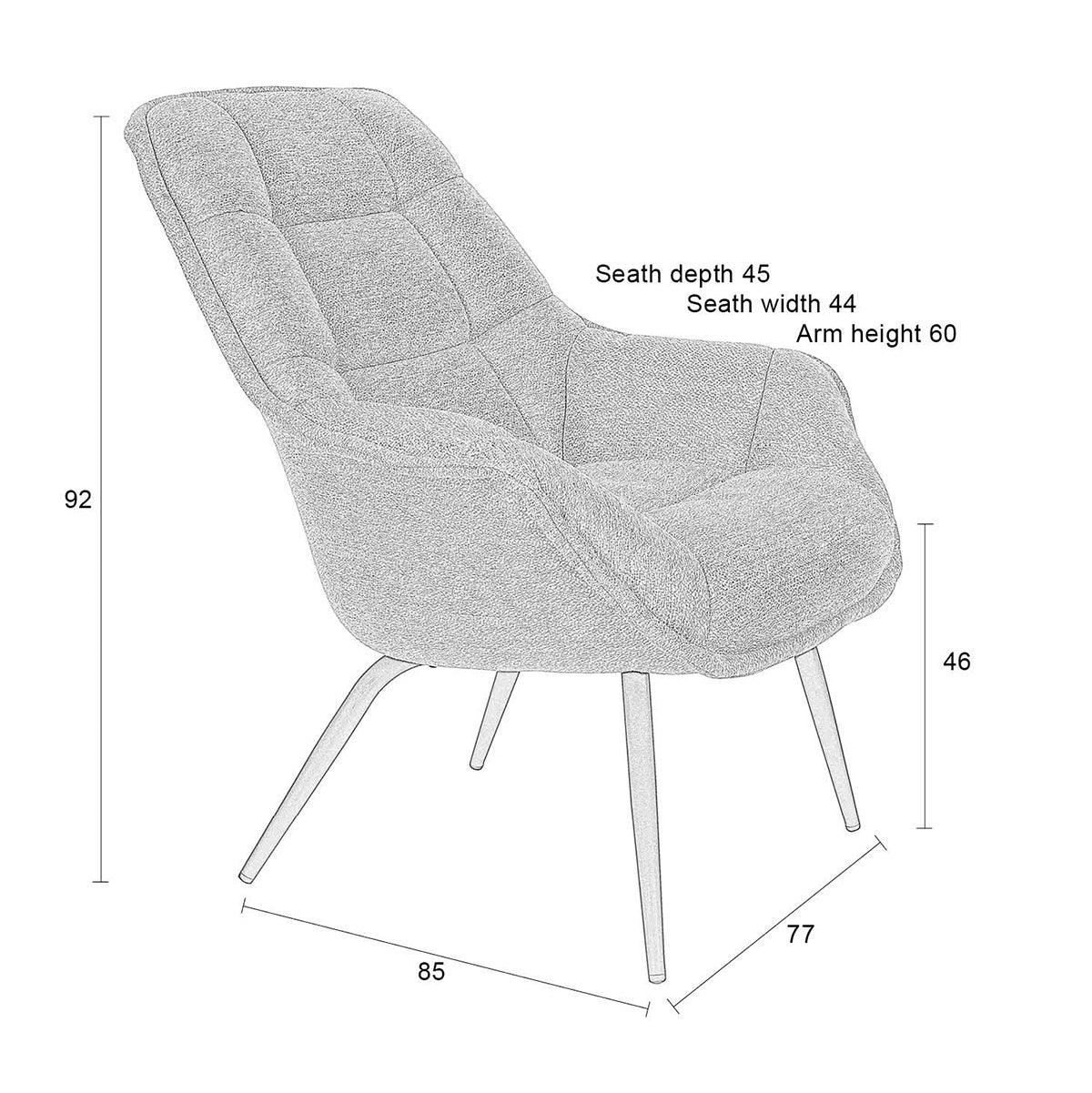 Comfortable Thomas Lounge Chair - WOO .Design