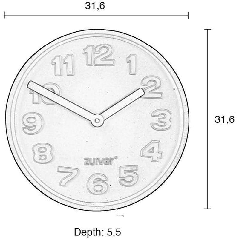 Concrete Time Clock - WOO .Design