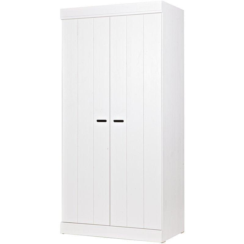 Connect Basic Pine Wood 2 Doors Strip Doors Cabinet - WOO .Design