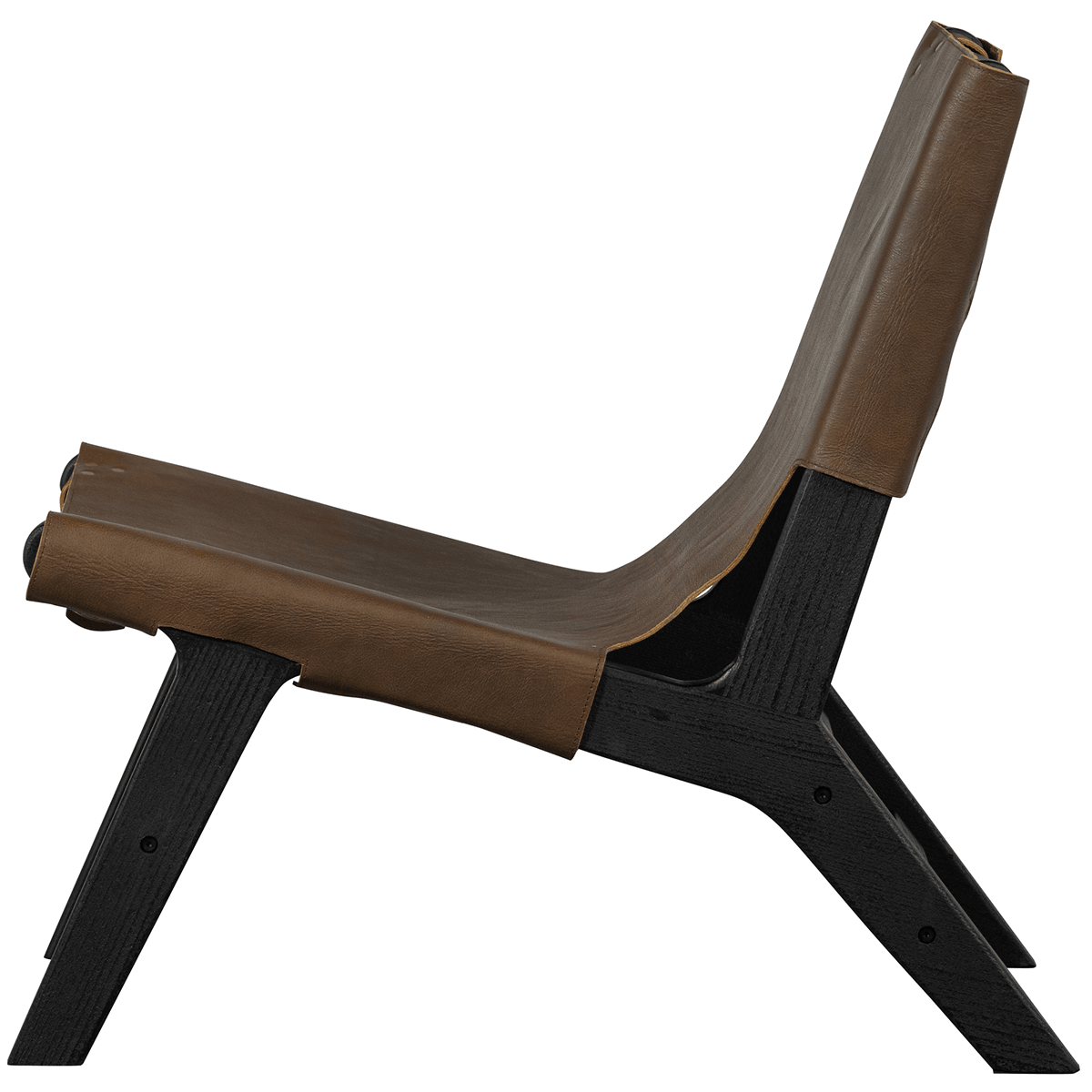 Consume Wood/Real Leather Armchair - WOO .Design