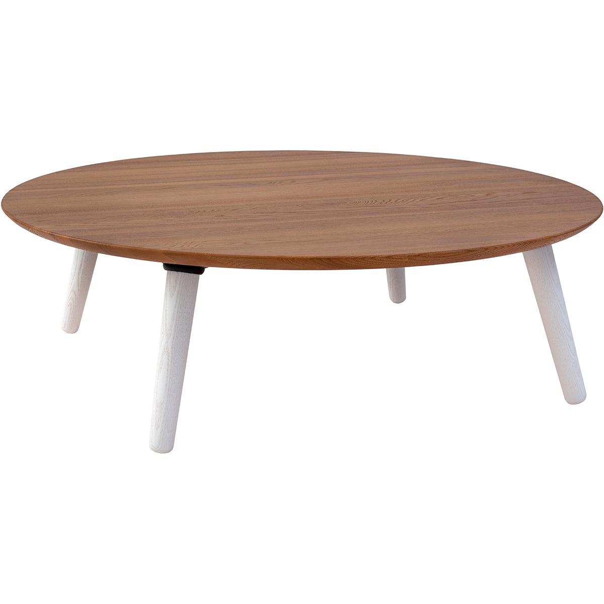 Contrast Slice Oak Coffee Table - WOO .Design