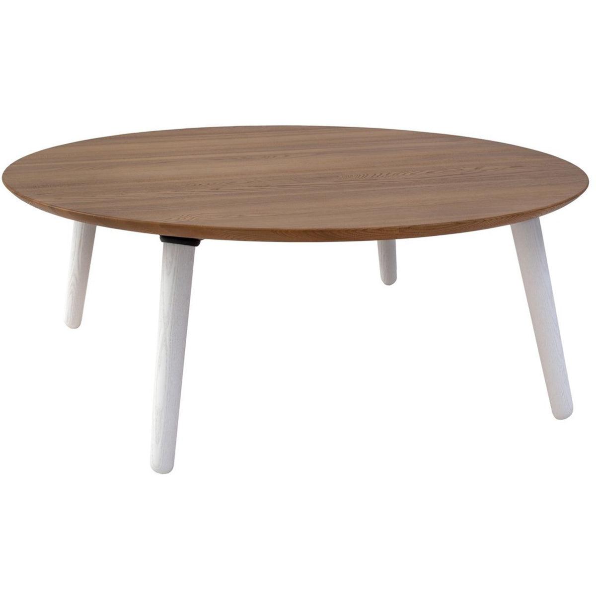 Contrast Slice Oak Coffee Table - WOO .Design