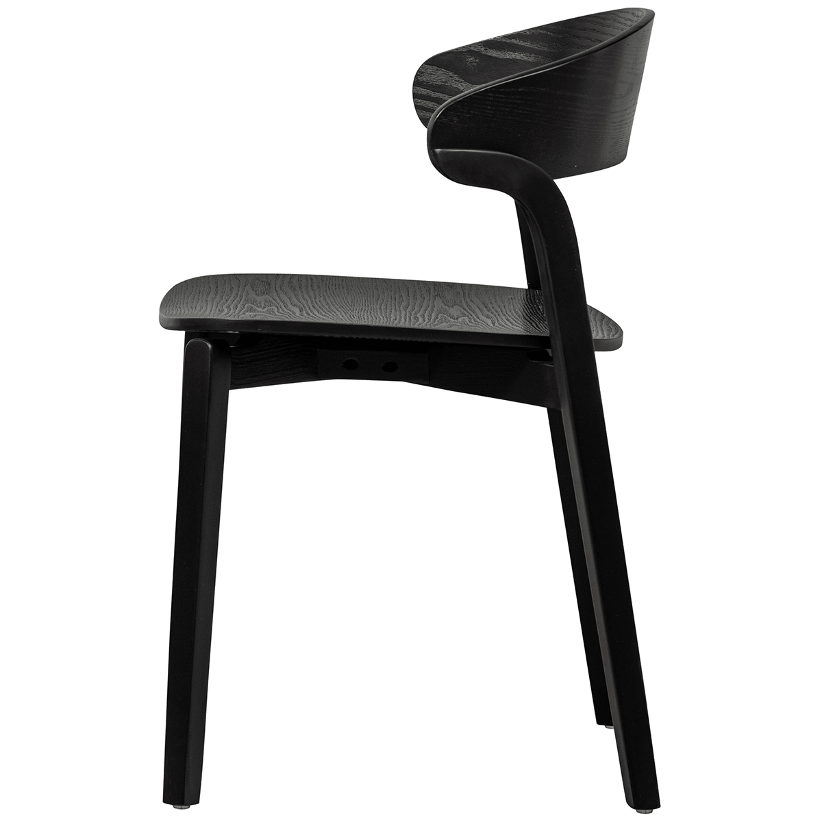 Cras Black Dining Chair (2/Set) - WOO .Design