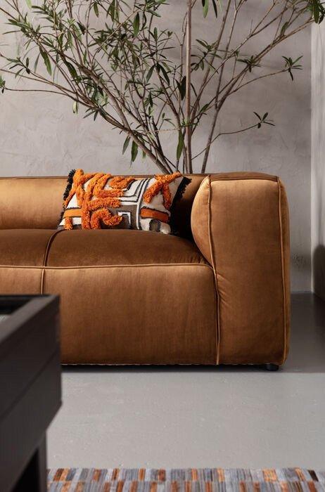 Cubetto Velvet 3-Seater Sofa - WOO .Design