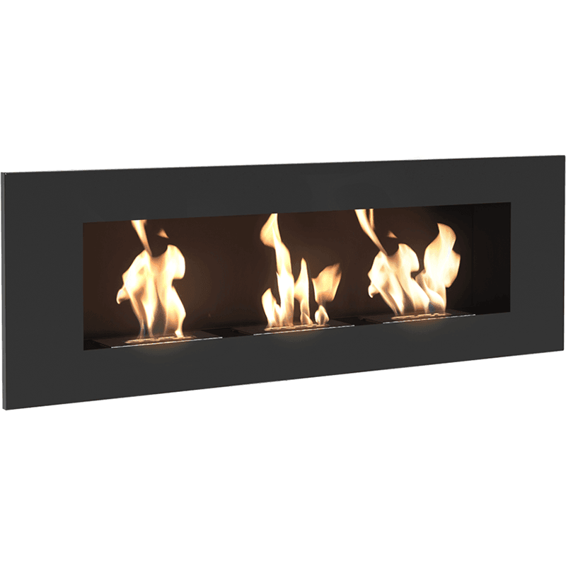Delta 3 Black Bio Fireplace - WOO .Design