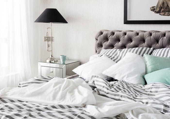 Desire Silver Grey Velvet Bed - WOO .Design