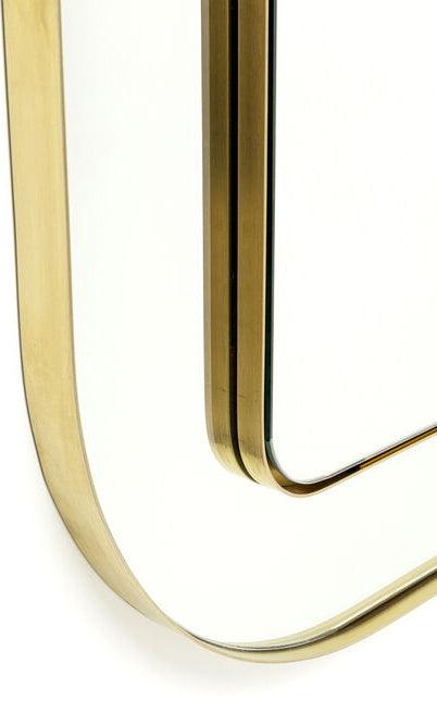 Double Row Gold Wall Mirror - WOO .Design