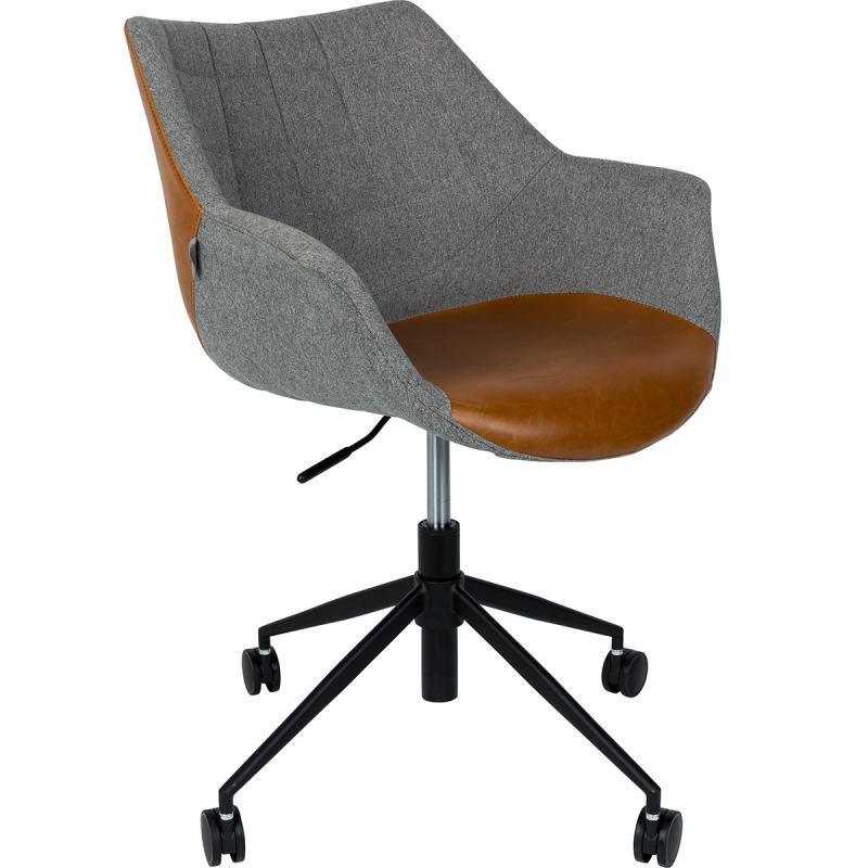 Doulton Vintage Brown Office Chair - WOO .Design