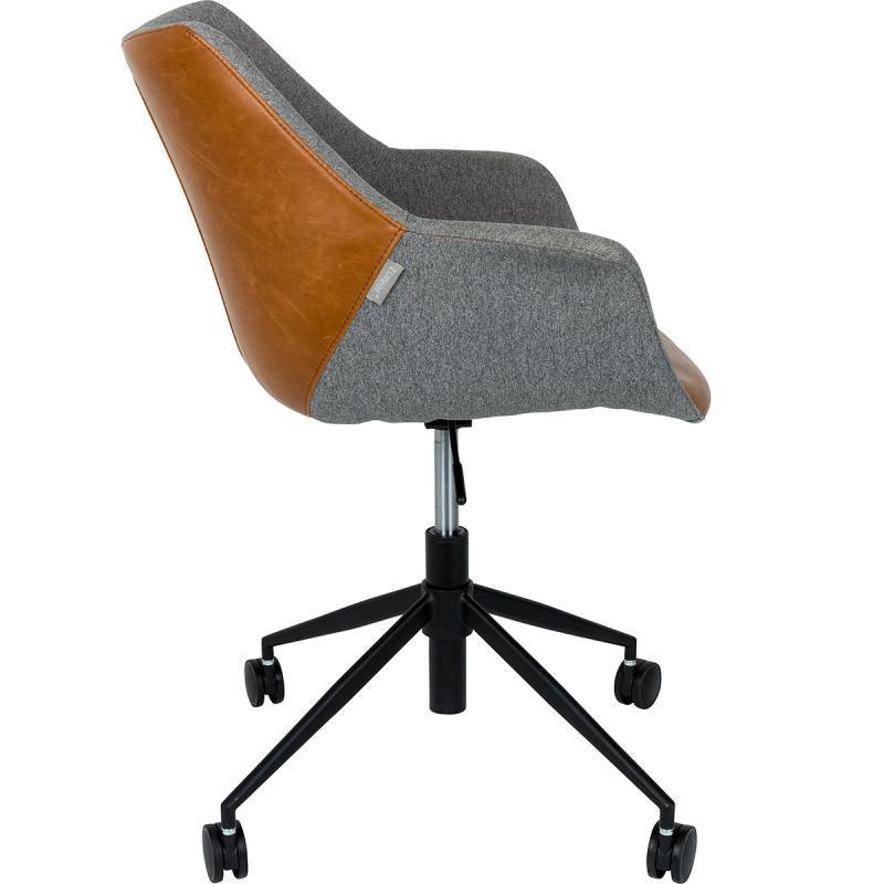 Doulton Vintage Brown Office Chair - WOO .Design