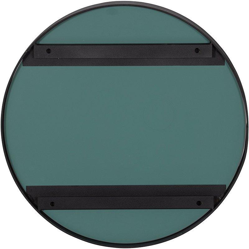 Doutzen XXL Black Metal Round Mirror - WOO .Design