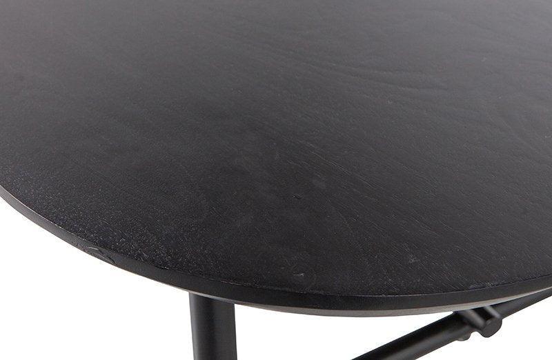 Elegance Black Mango Wood Coffee Table - WOO .Design